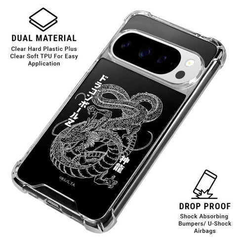 Dragon Ball Z Negative Shenron Google Pixel 10 Pro XL Clear Case